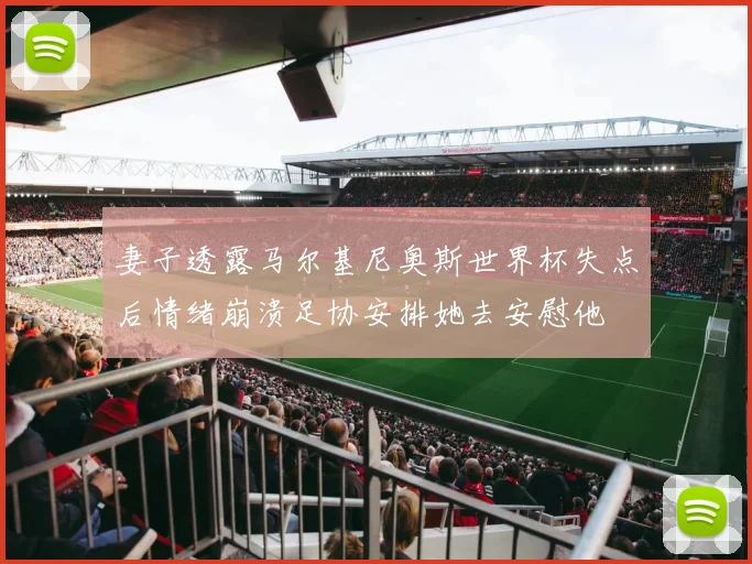 妻子透露马尔基尼奥斯世界杯失点后情绪崩溃足协安排她去安慰他